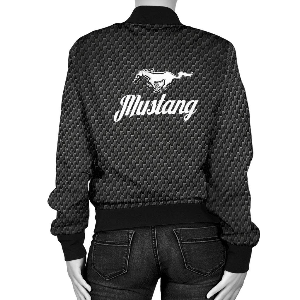 Mustang Women's Bomber Jacket - Famjoys Mustang Women's Bomber Jacket - Famjoys