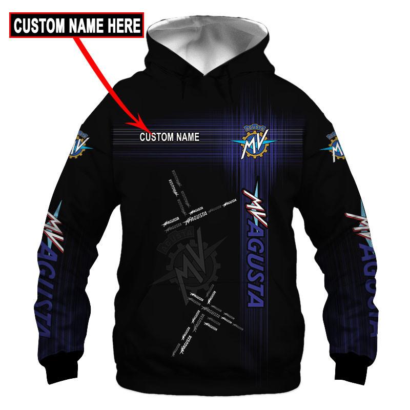 MV Agusta Tshirt, sweatshirt, Polo, Hawaiian, Hoodie 3D Apparel Full Printing Custom Name 