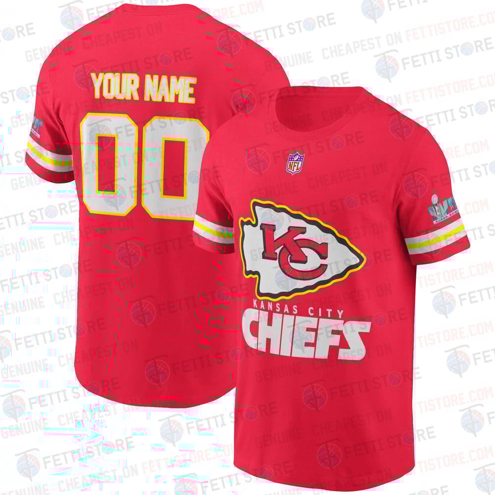 Name Number Kansas City Chiefs 3D T Shirt - Famjoys Name Number Kansas City Chiefs 3D T Shirt - Famjoys