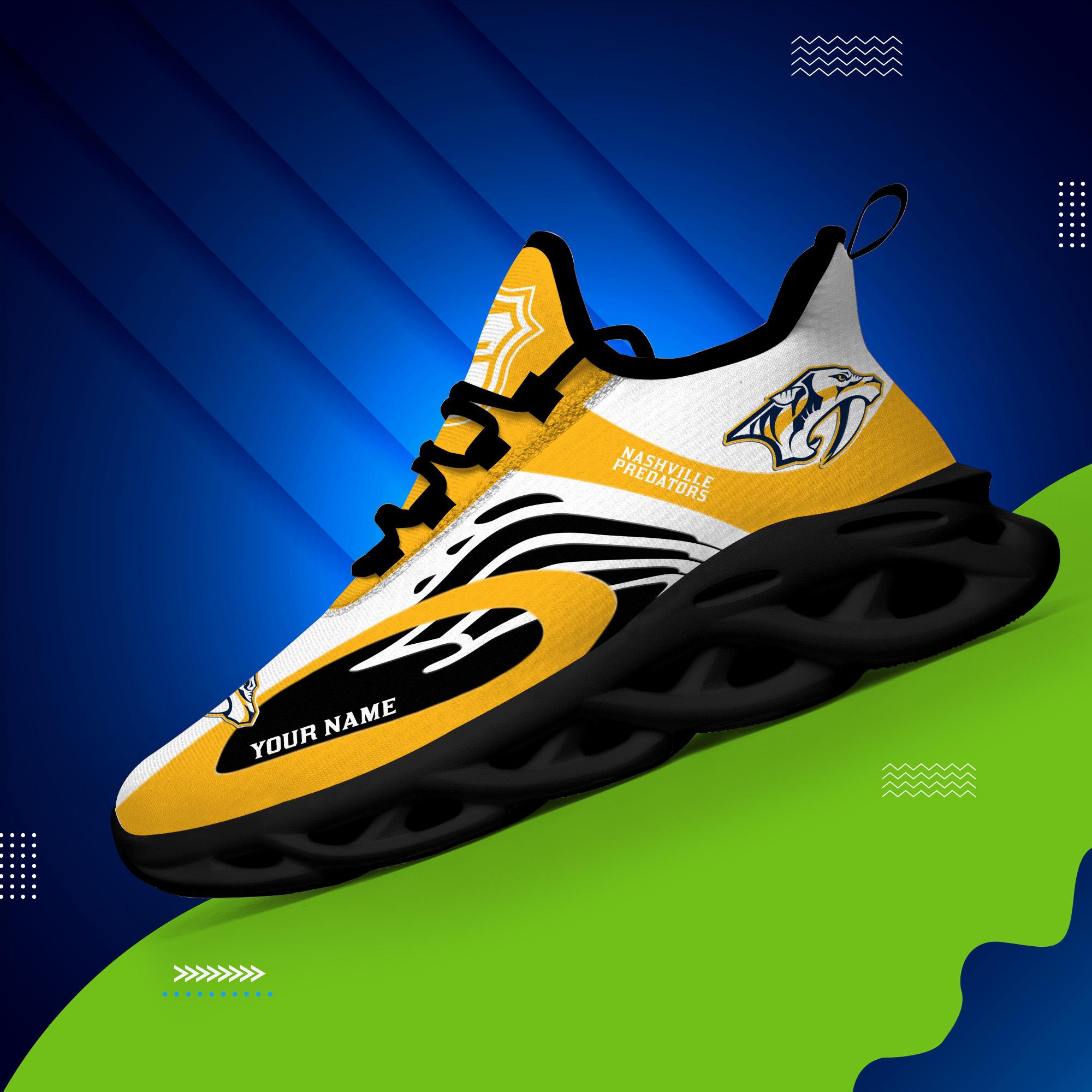 Nashville Predators-Clunky Max Soul Shoes v3 - Famjoys Nashville Predators-Clunky Max Soul Shoes v3 - Famjoys