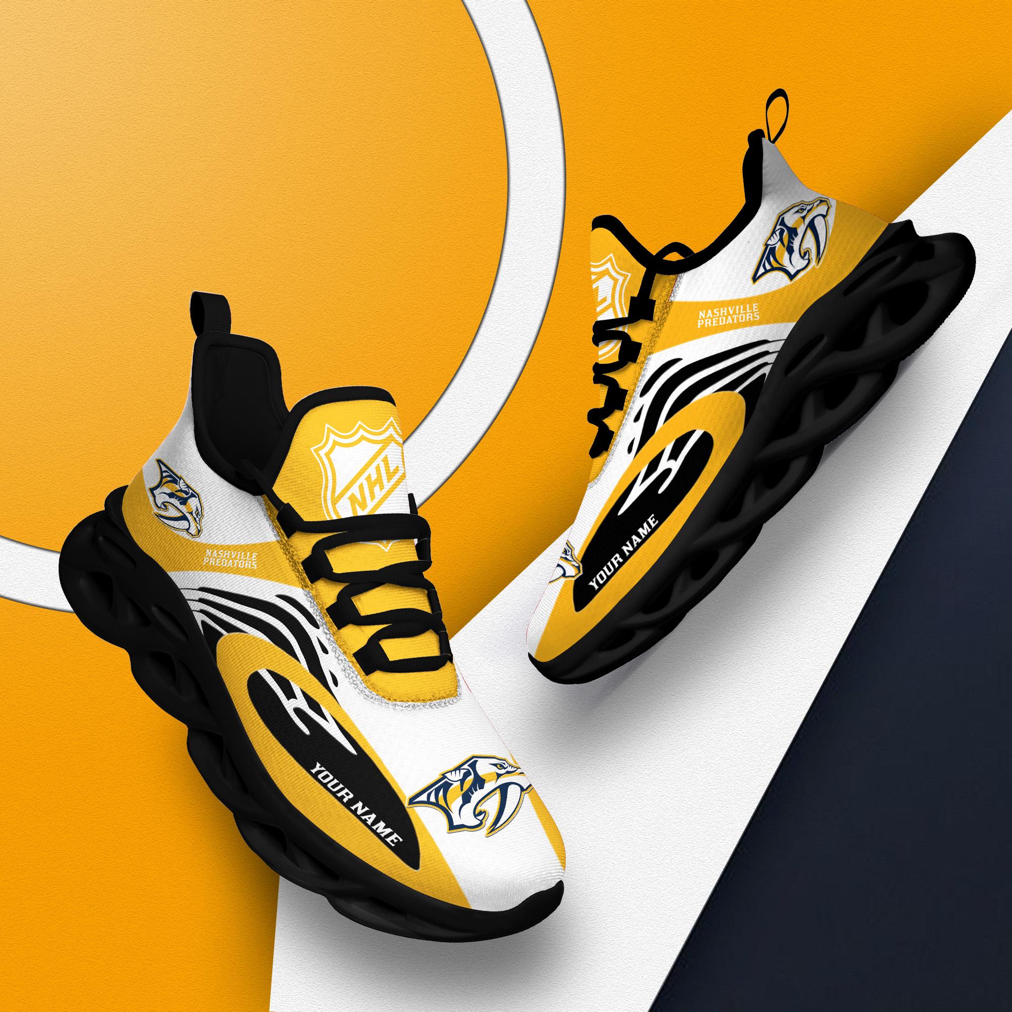 Nashville Predators-Clunky Max Soul Shoes v3 - Famjoys Nashville Predators-Clunky Max Soul Shoes v3 - Famjoys