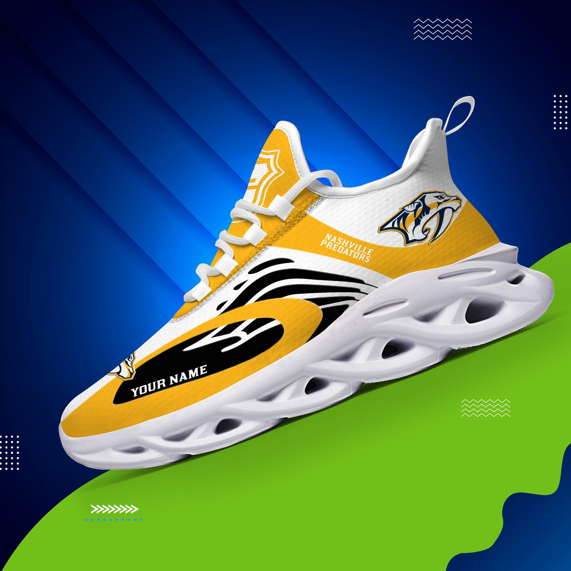 Nashville Predators-Clunky Max Soul Shoes v3 - Famjoys Nashville Predators-Clunky Max Soul Shoes v3 - Famjoys