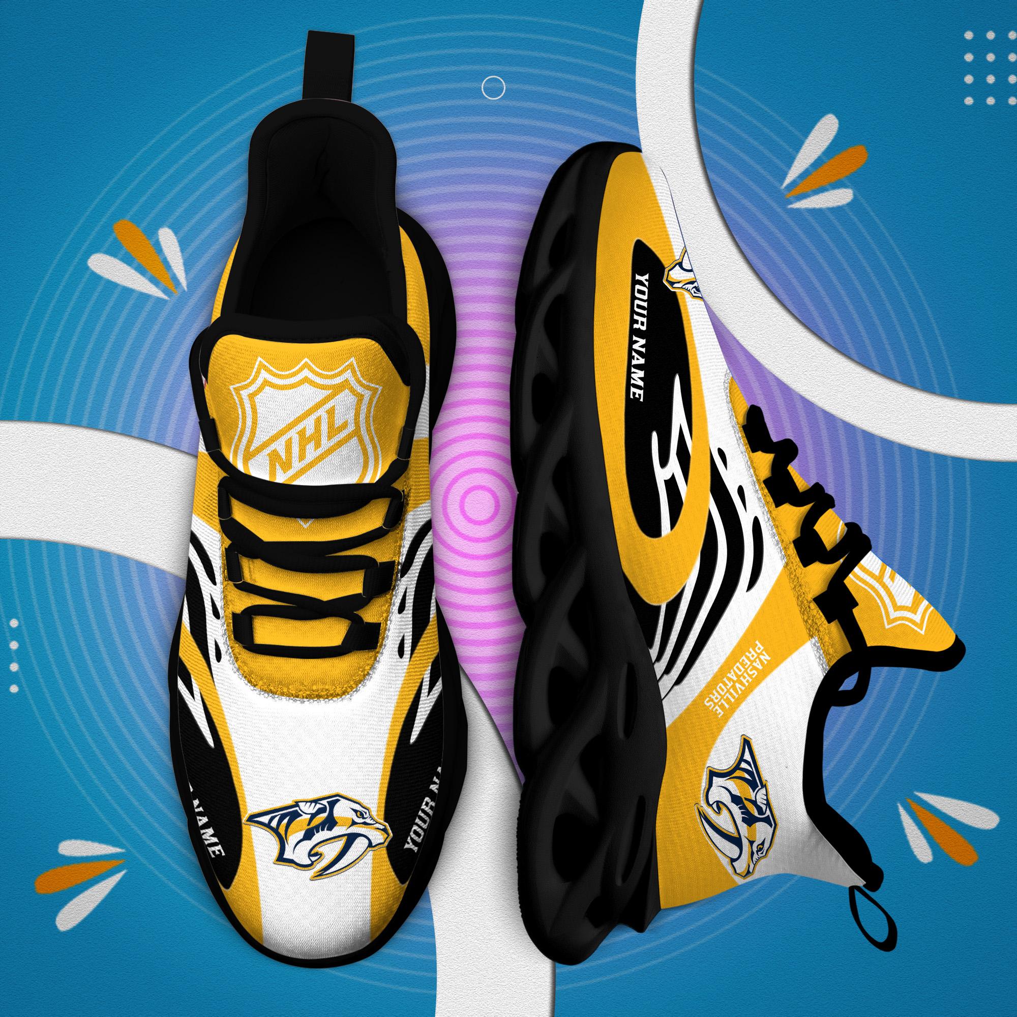 Nashville Predators-Clunky Max Soul Shoes v3 - Famjoys Nashville Predators-Clunky Max Soul Shoes v3 - Famjoys