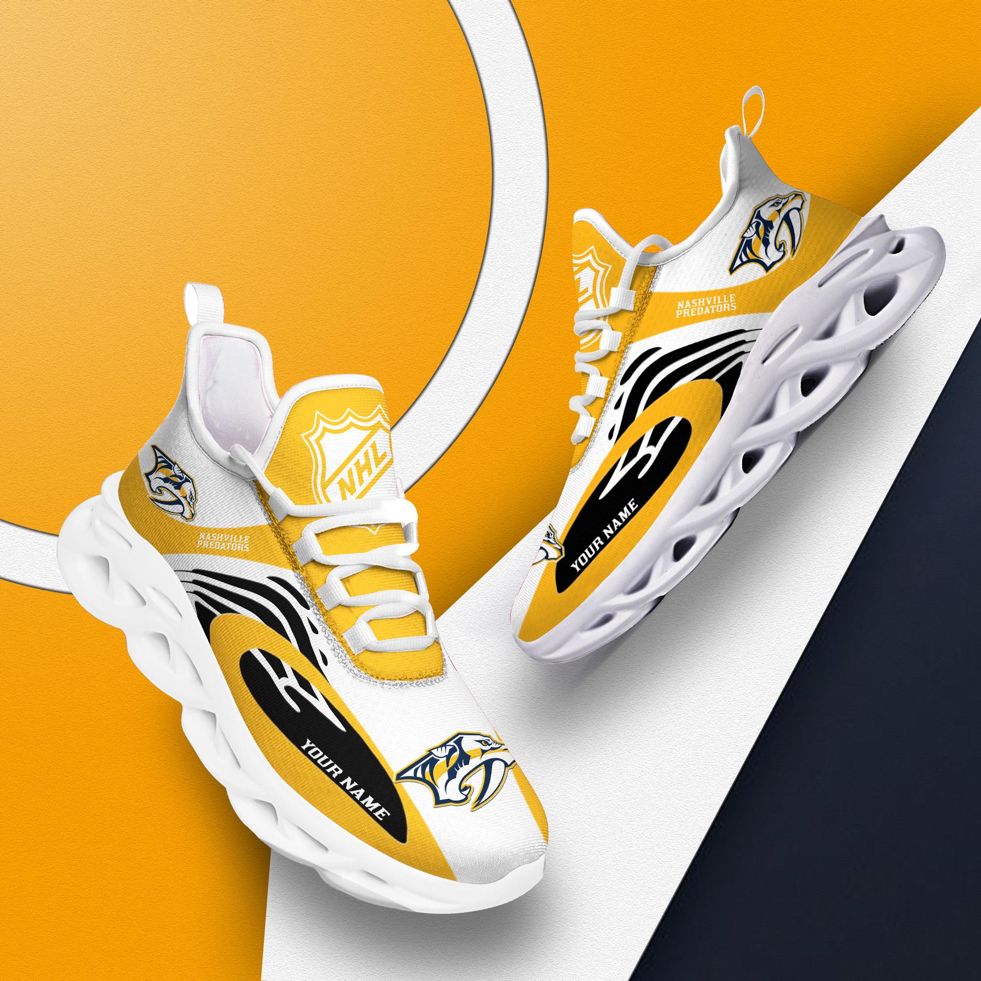 Nashville Predators-Clunky Max Soul Shoes v3 - Famjoys Nashville Predators-Clunky Max Soul Shoes v3 - Famjoys