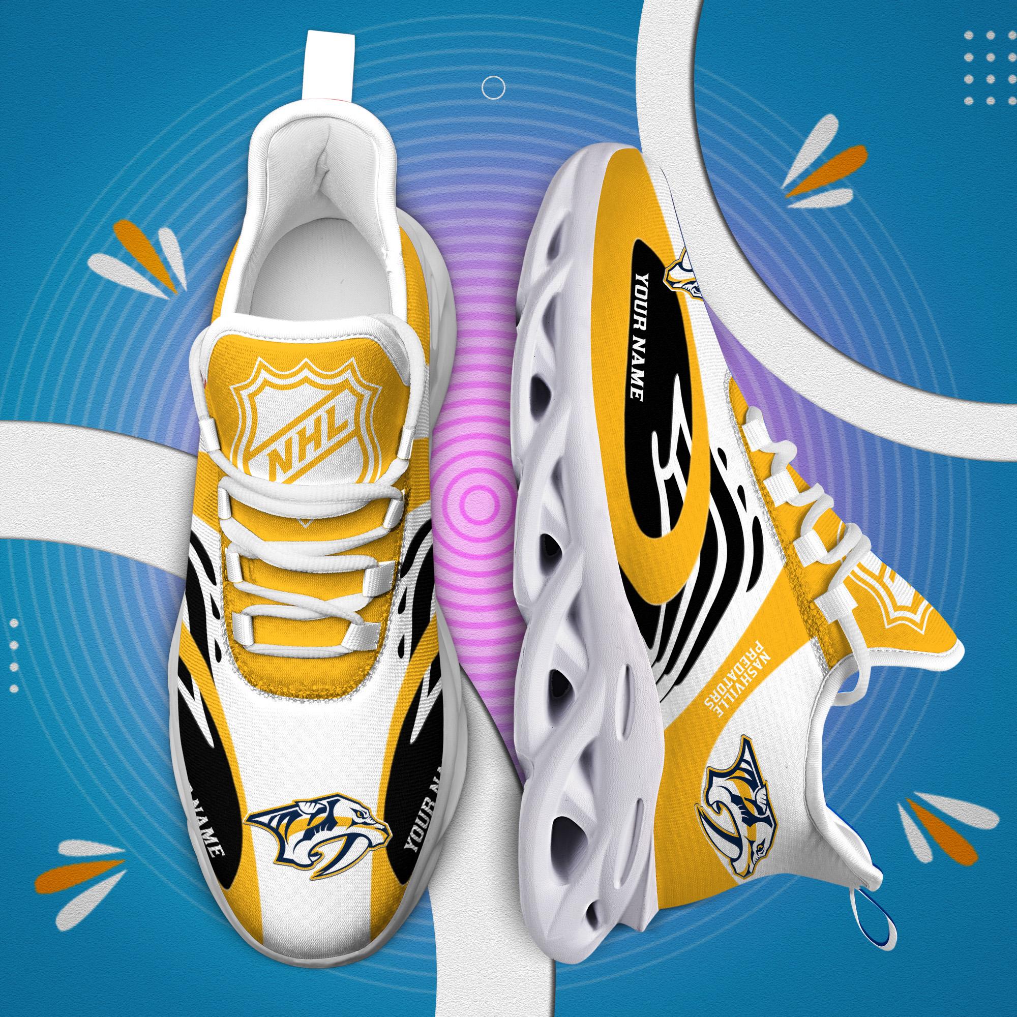 Nashville Predators-Clunky Max Soul Shoes v3 - Famjoys Nashville Predators-Clunky Max Soul Shoes v3 - Famjoys