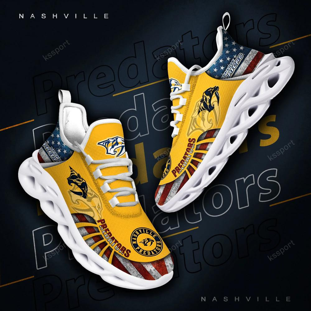 Nashville Predators Max Soul Clunky Shoes - Famjoys Nashville Predators Max Soul Clunky Shoes - Famjoys