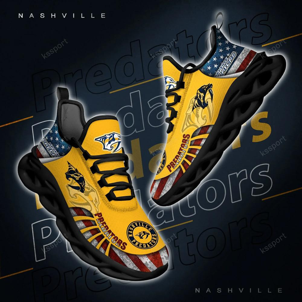 Nashville Predators Max Soul Clunky Shoes - Famjoys Nashville Predators Max Soul Clunky Shoes - Famjoys