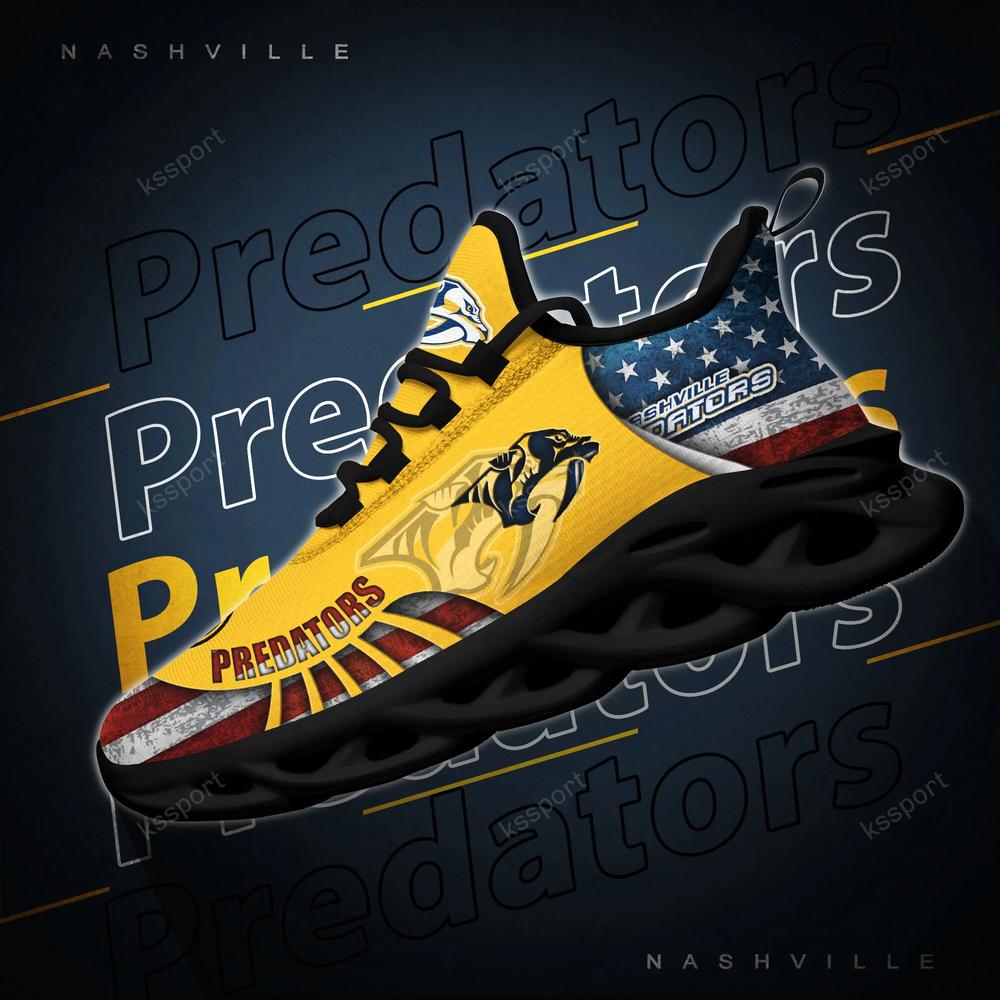 Nashville Predators Max Soul Clunky Shoes - Famjoys Nashville Predators Max Soul Clunky Shoes - Famjoys
