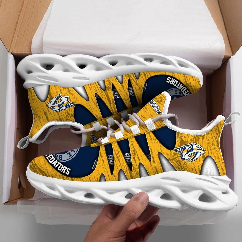 Nashville Predators Max Soul Shoes, Running Sneakers - Famjoys Nashville Predators Max Soul Shoes, Running Sneakers - Famjoys