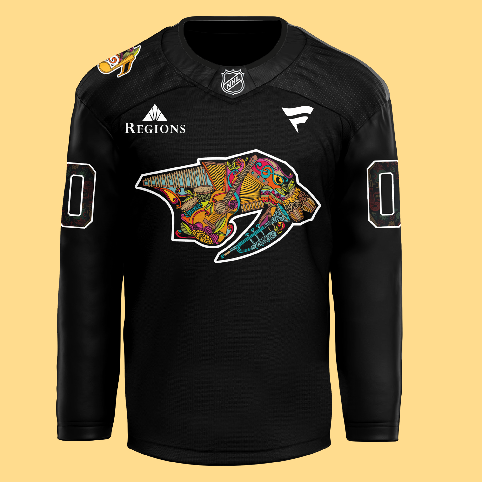 Nashville Predators x Hispanic Music Heritage Night Custom Jersey - Famjoys Nashville Predators x Hispanic Music Heritage Night Custom Jersey - Famjoys