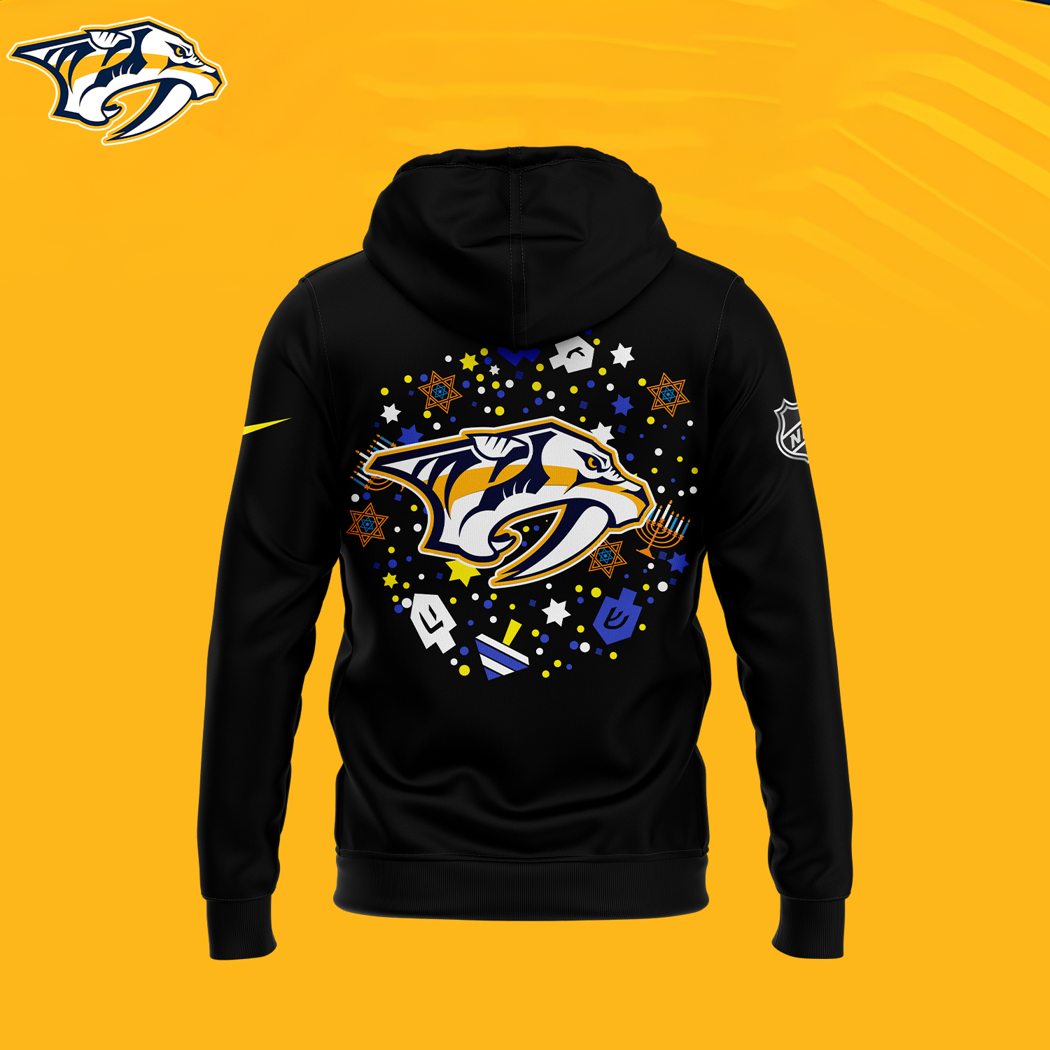 Nashville Predators x Jewish Community Night Premium Hoodie - Famjoys Nashville Predators x Jewish Community Night Premium Hoodie - Famjoys