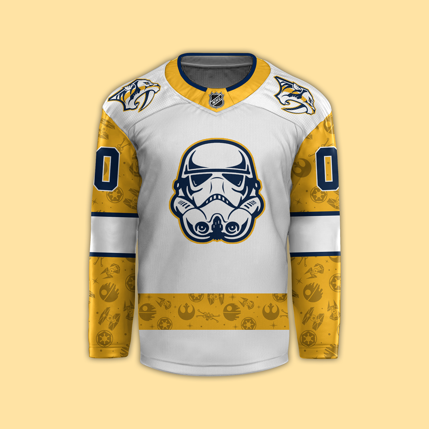 Nashville Predators x Star Wars Night Custom jersey - Famjoys Nashville Predators x Star Wars Night Custom jersey - Famjoys