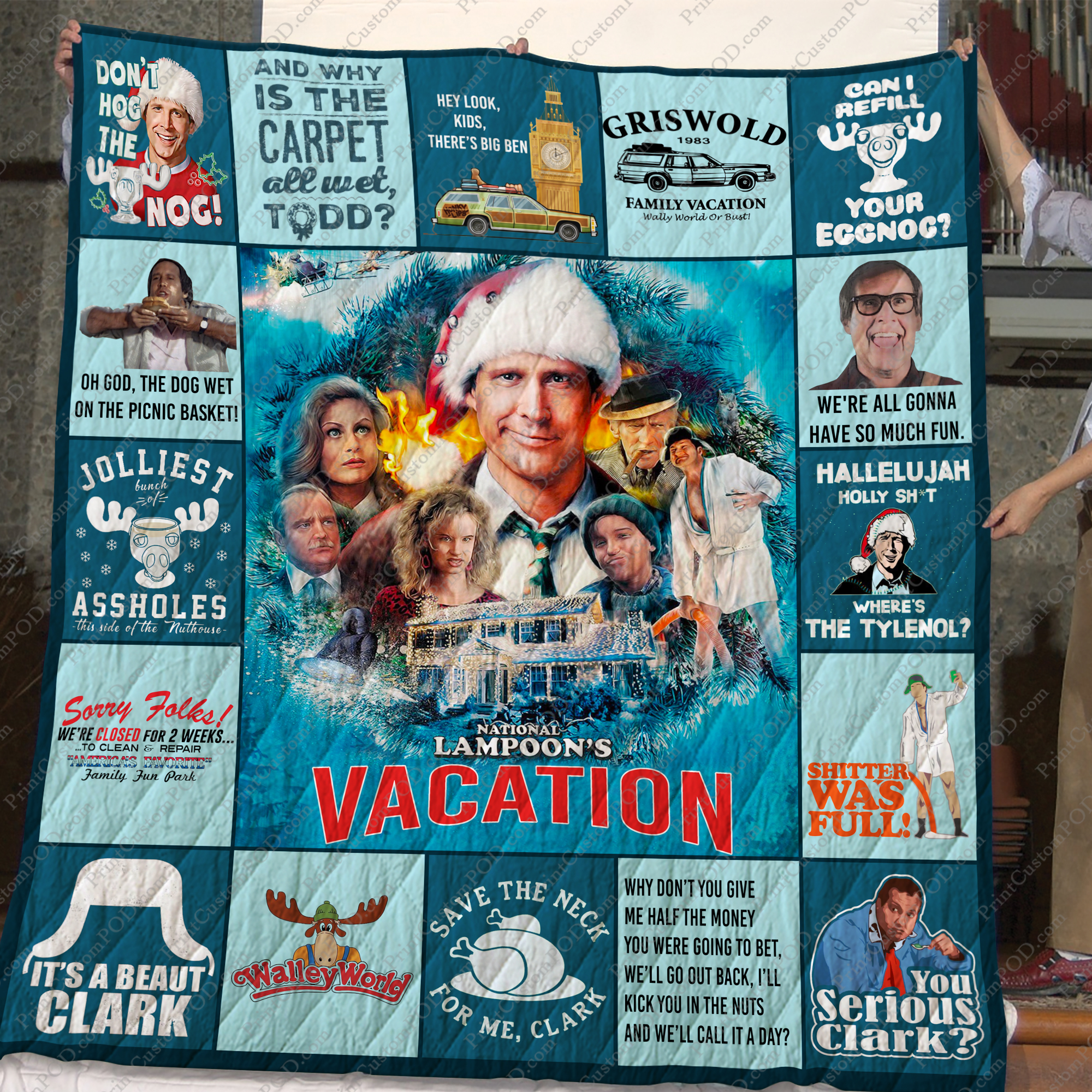 National Lampoon's Vacation Quilt Blanket – Ver.0117 - Famjoys National Lampoon's Vacation Quilt Blanket – Ver.0117 - Famjoys