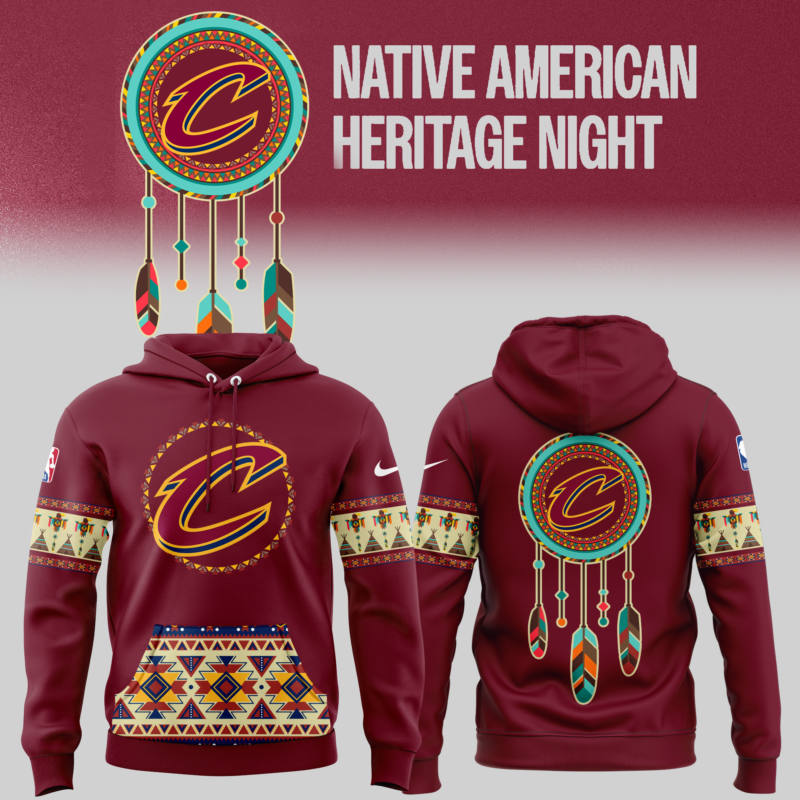 Native American Heritage Night Cleveland Cavaliers Hoodie - Famjoys Native American Heritage Night Cleveland Cavaliers Hoodie - Famjoys