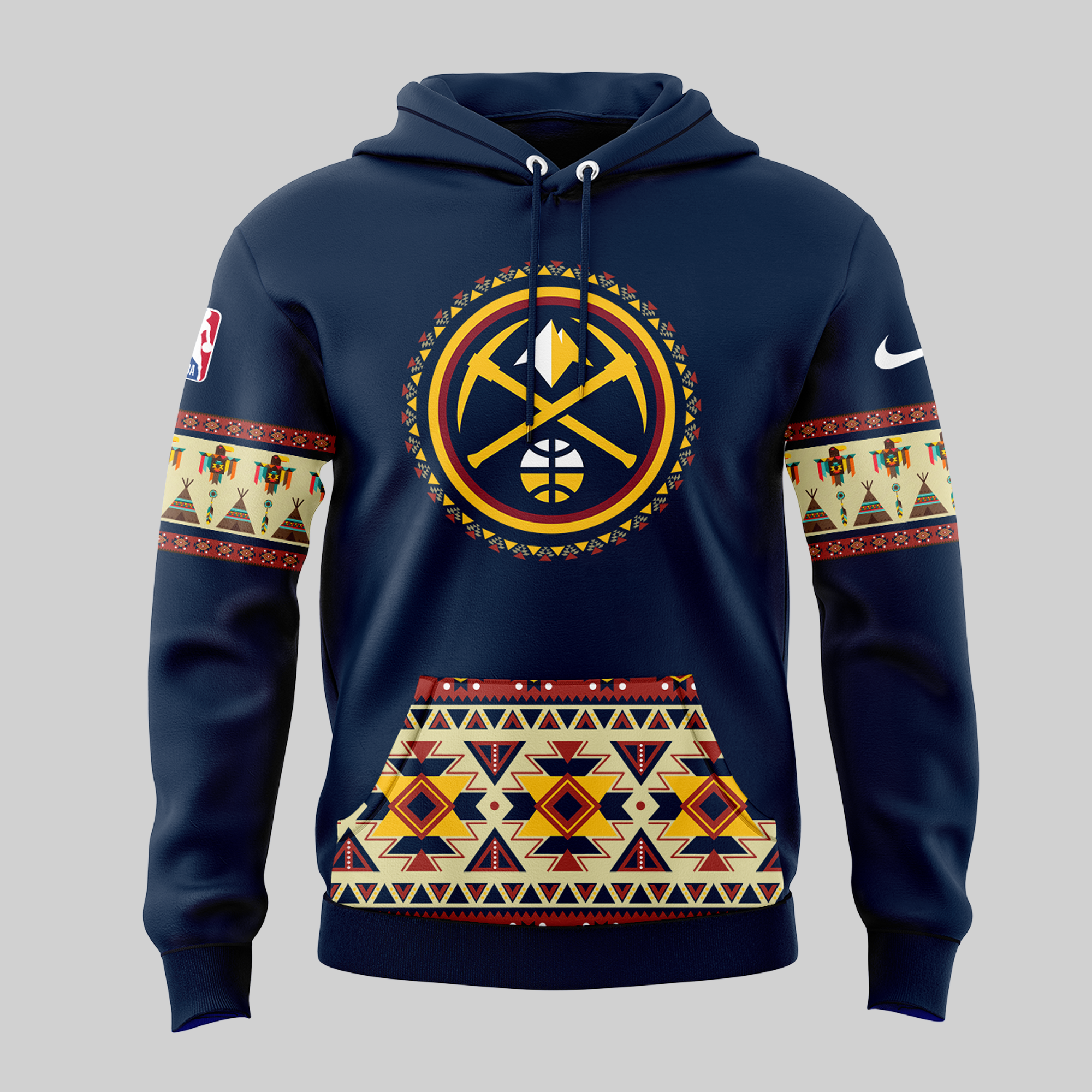 Native American Heritage Night Denver Nuggets Hoodie - Famjoys Native American Heritage Night Denver Nuggets Hoodie - Famjoys