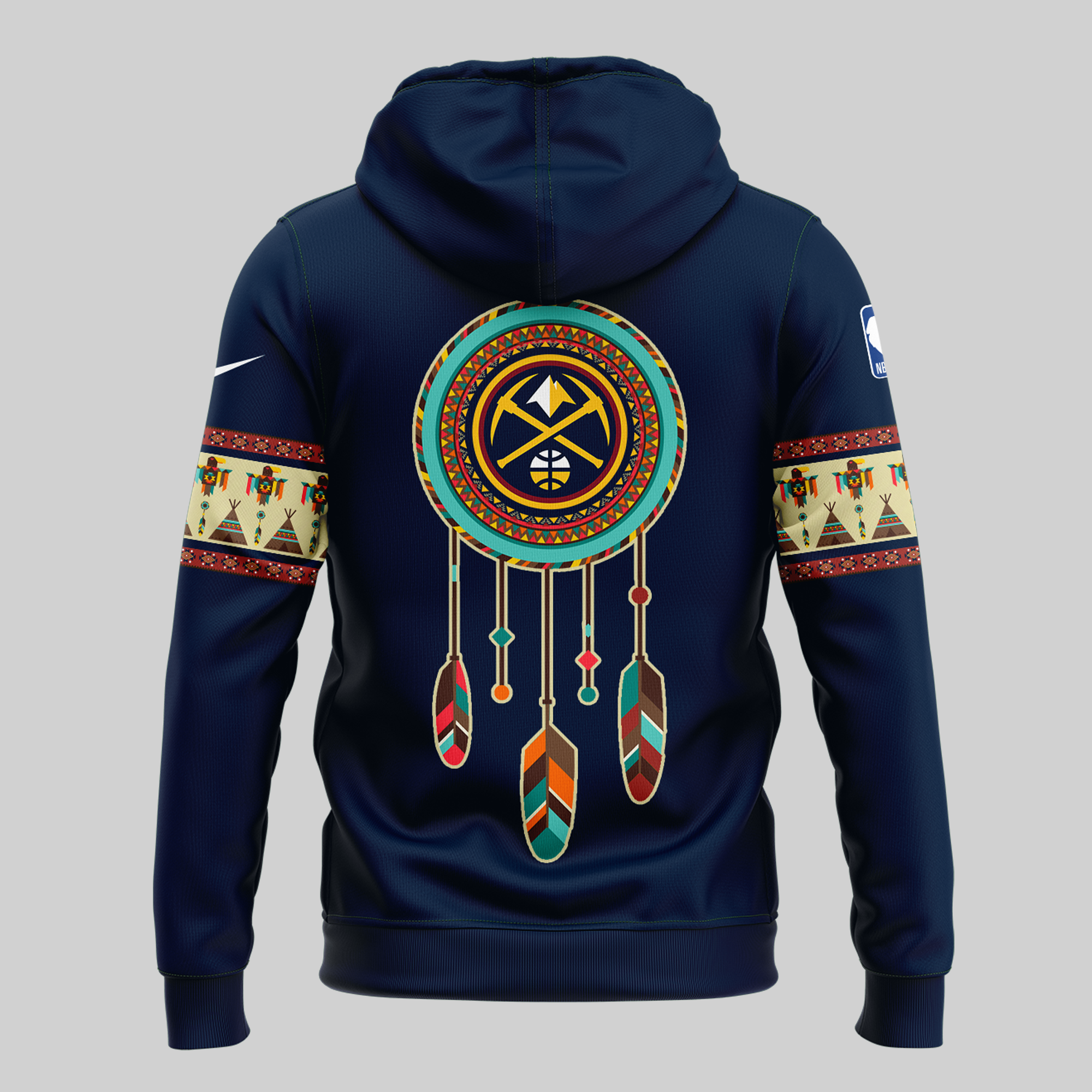 Native American Heritage Night Denver Nuggets Hoodie - Famjoys Native American Heritage Night Denver Nuggets Hoodie - Famjoys