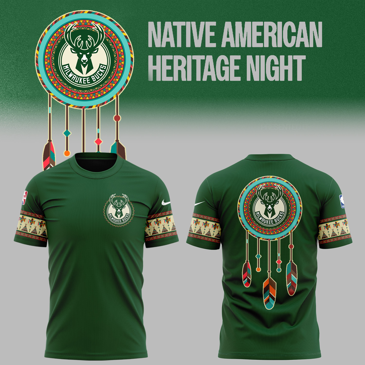 Native American Heritage Night Milwaukee Bucks Hoodie - Famjoys Native American Heritage Night Milwaukee Bucks Hoodie - Famjoys