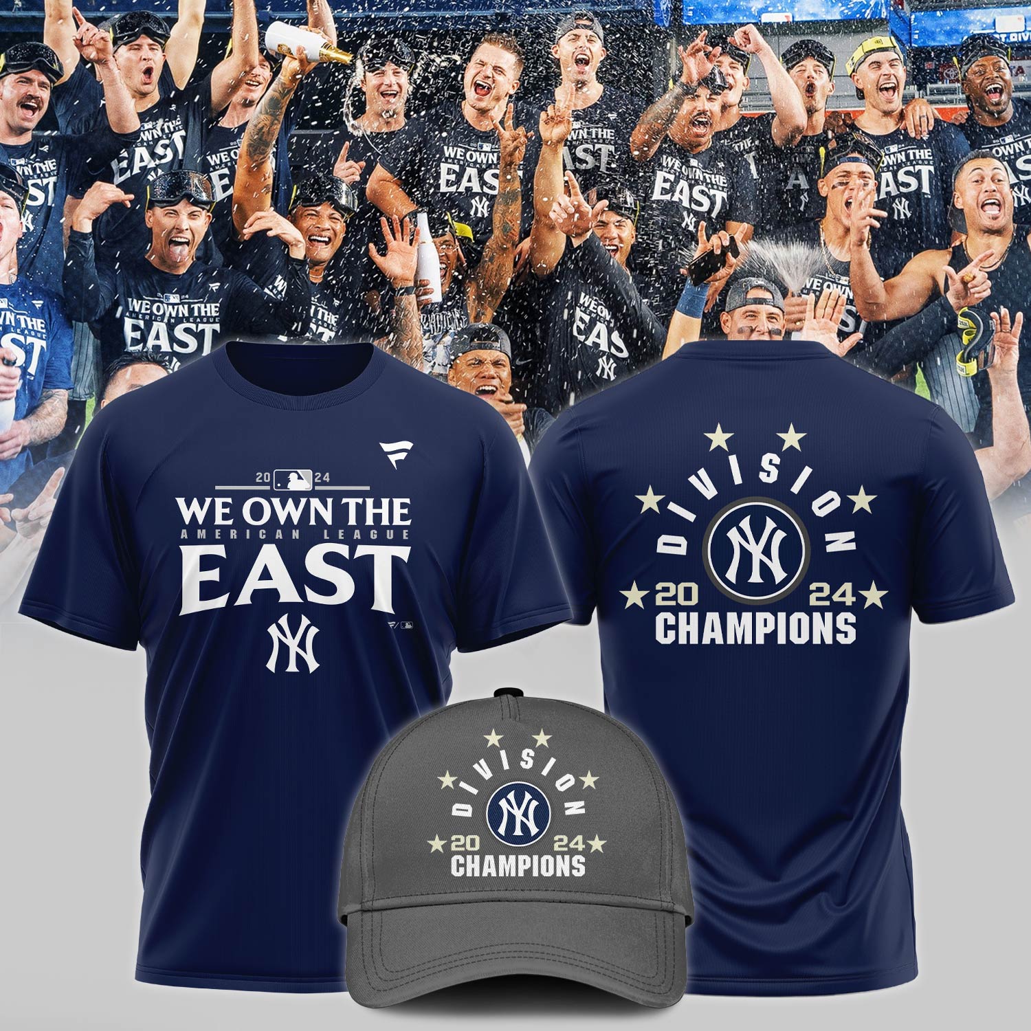 Navy Champions T-Shirt - Famjoys Navy Champions T-Shirt - Famjoys