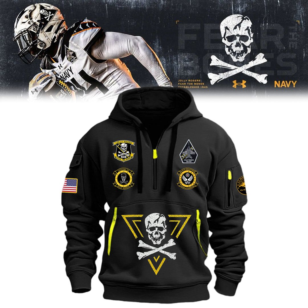 Navy Football 2024 Black New Hoodie - Famjoys Navy Football 2024 Black New Hoodie - Famjoys