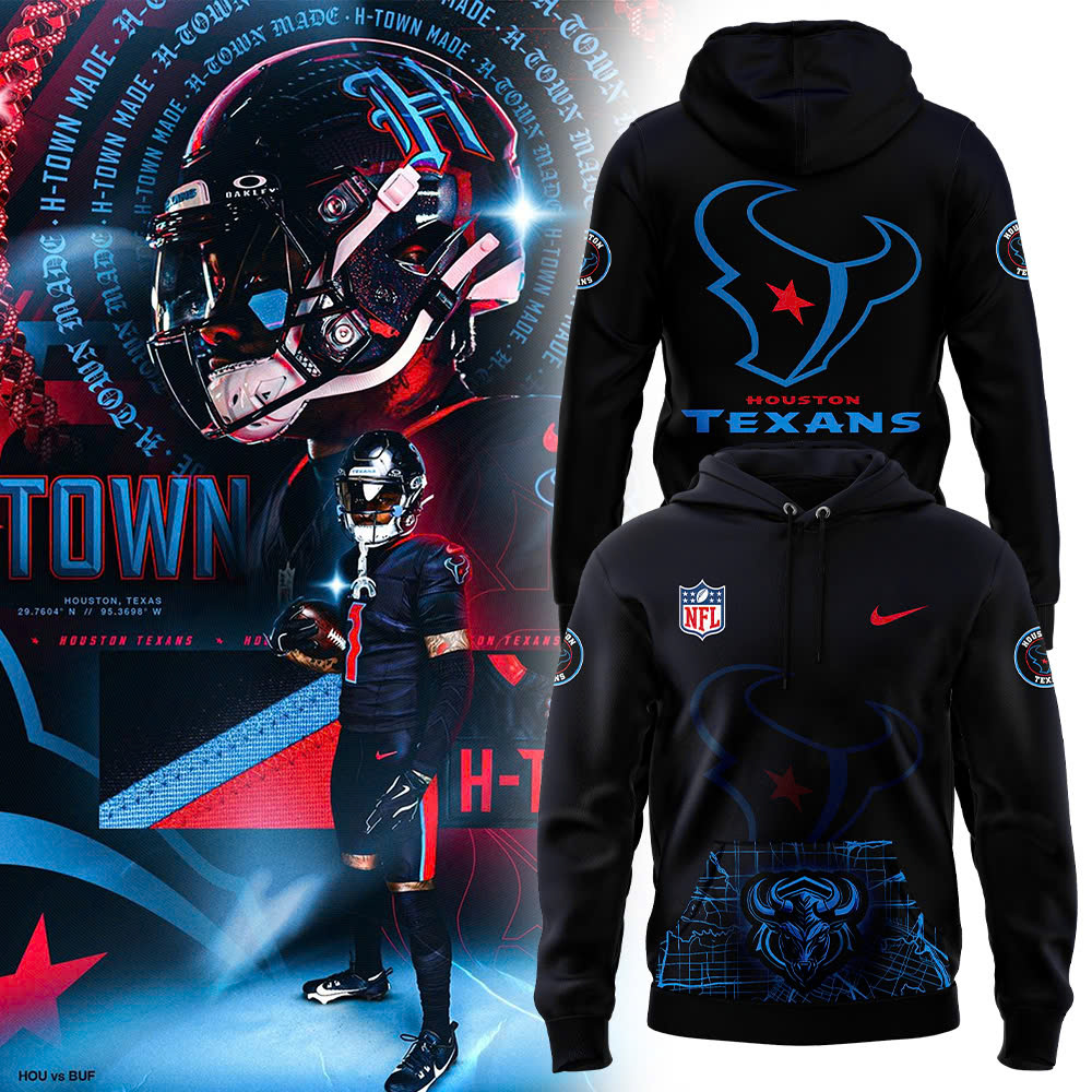 Navy Houston Texans Pullover Hoodie - Famjoys Navy Houston Texans Pullover Hoodie - Famjoys