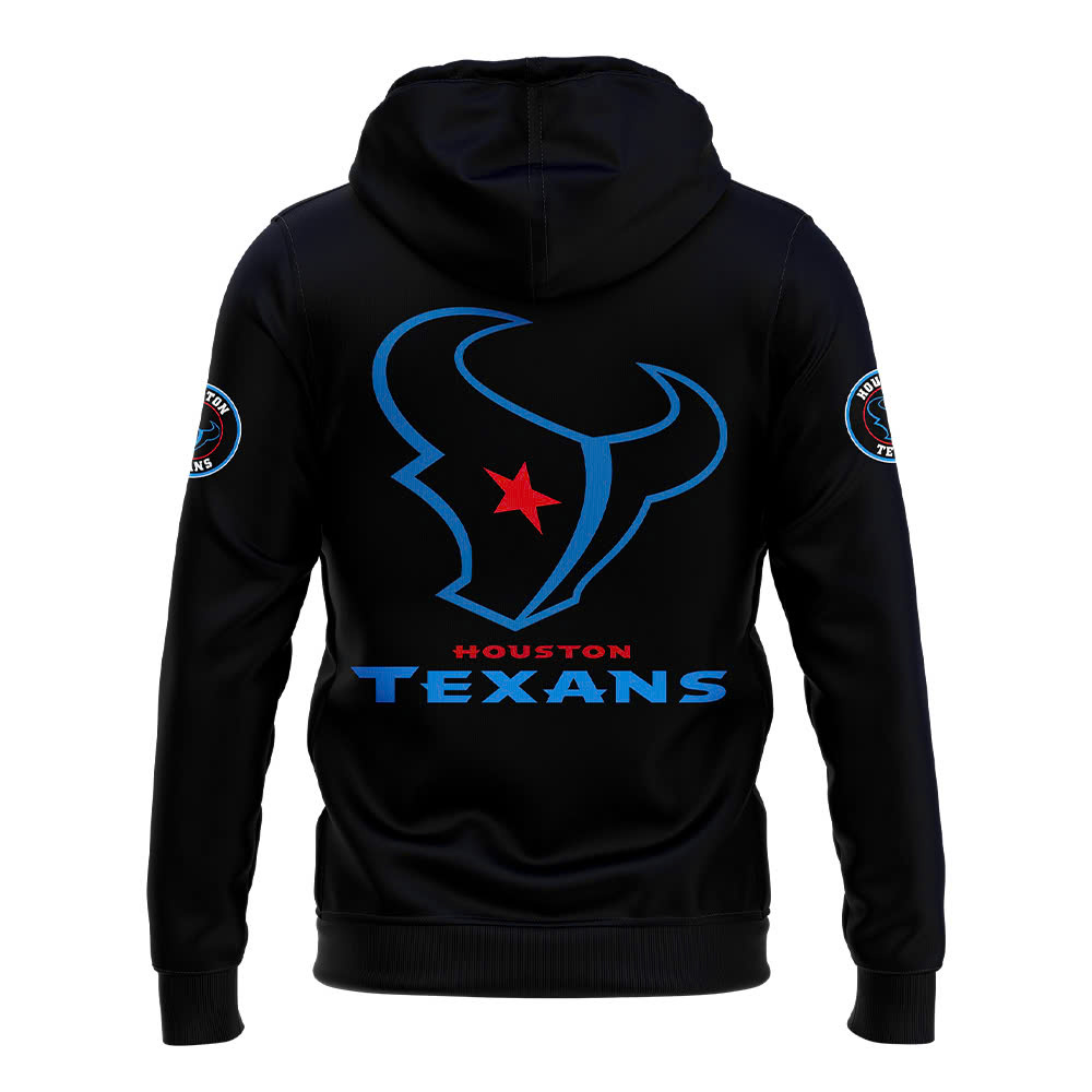 Navy Houston Texans Pullover Hoodie - Famjoys Navy Houston Texans Pullover Hoodie - Famjoys