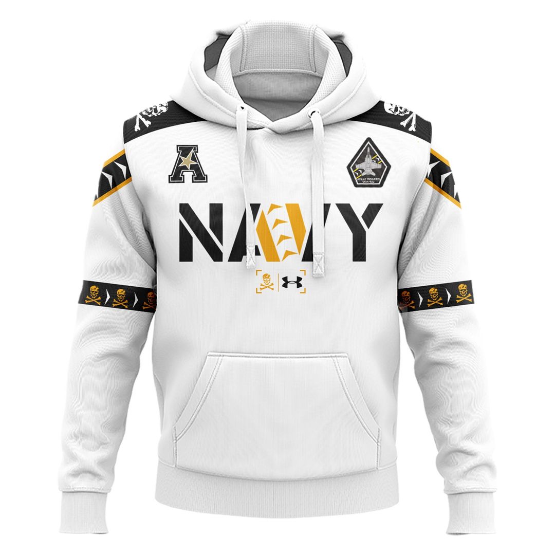 Navy Midshipmen 2024 Jolly Rogers Hoodie Edtions - Famjoys Navy Midshipmen 2024 Jolly Rogers Hoodie Edtions - Famjoys