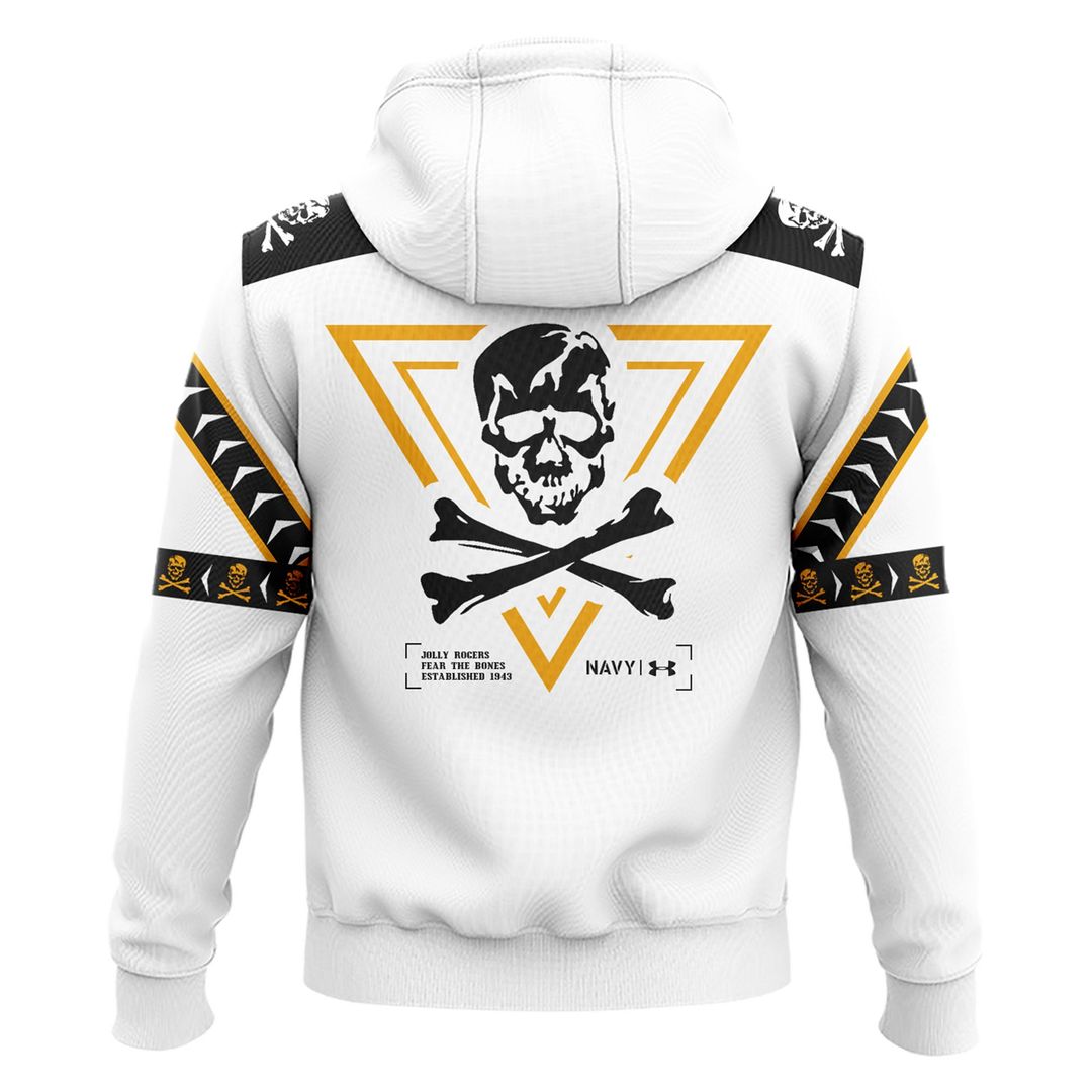 Navy Midshipmen 2024 Jolly Rogers Hoodie Edtions - Famjoys Navy Midshipmen 2024 Jolly Rogers Hoodie Edtions - Famjoys