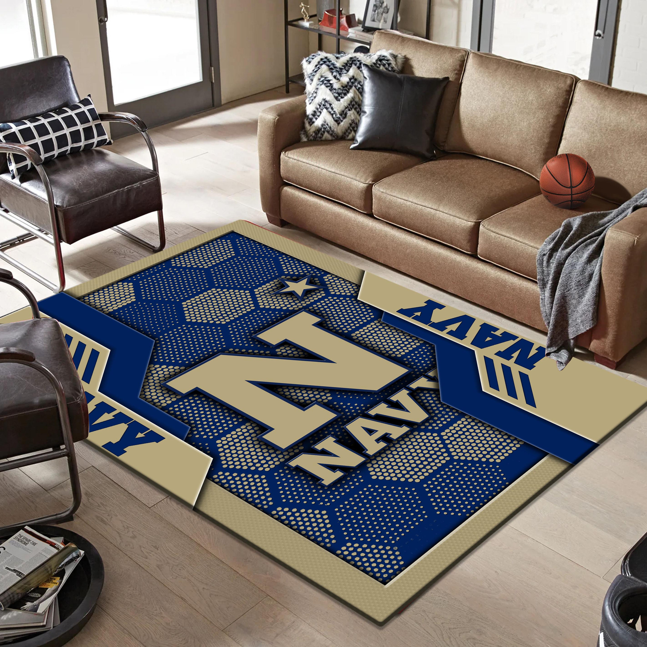 Navy Midshipmen Area Rugs 3713 - Famjoys Navy Midshipmen Area Rugs 3713 - Famjoys