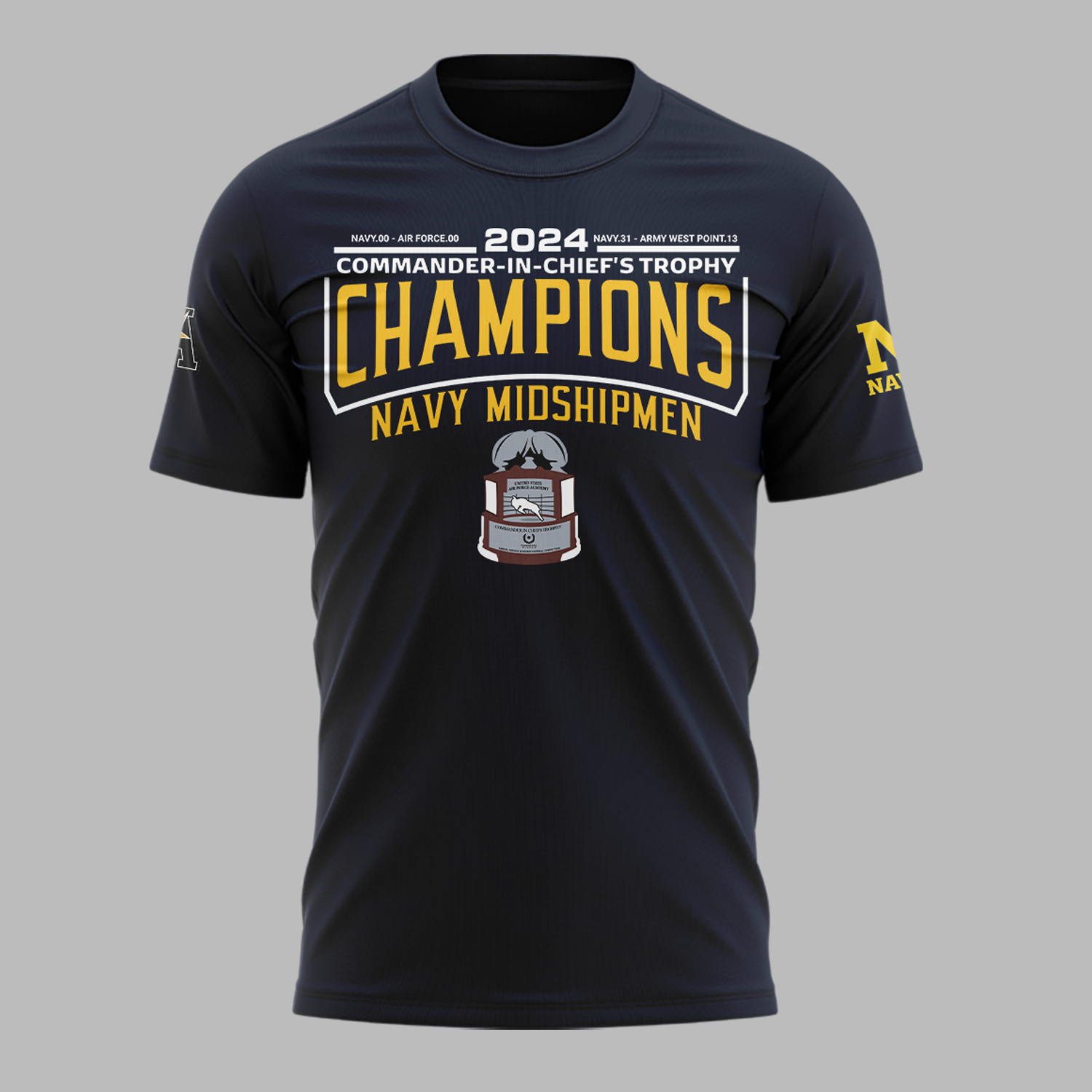 Navy Midshipmen CIC Trophy Champions Hoodie - Famjoys Navy Midshipmen CIC Trophy Champions Hoodie - Famjoys