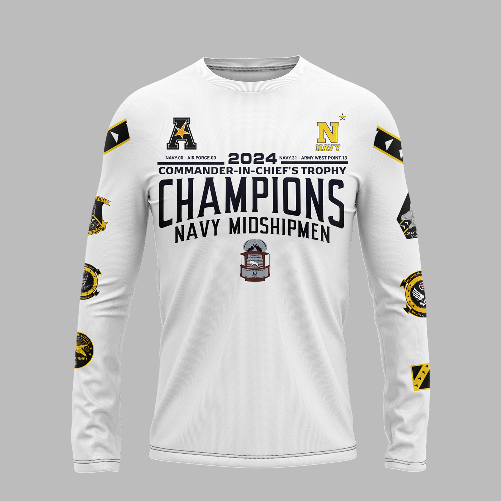 Navy Midshipmen CIC Trophy Champions Hoodie - Famjoys Navy Midshipmen CIC Trophy Champions Hoodie - Famjoys