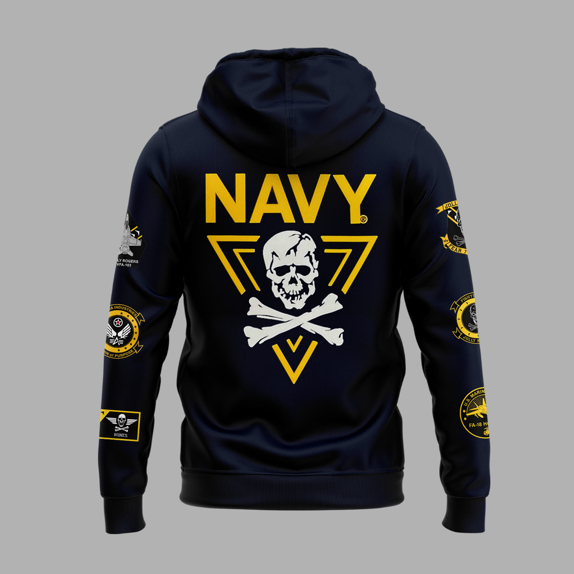 Navy Midshipmen CIC Trophy Champions Hoodie - Famjoys Navy Midshipmen CIC Trophy Champions Hoodie - Famjoys