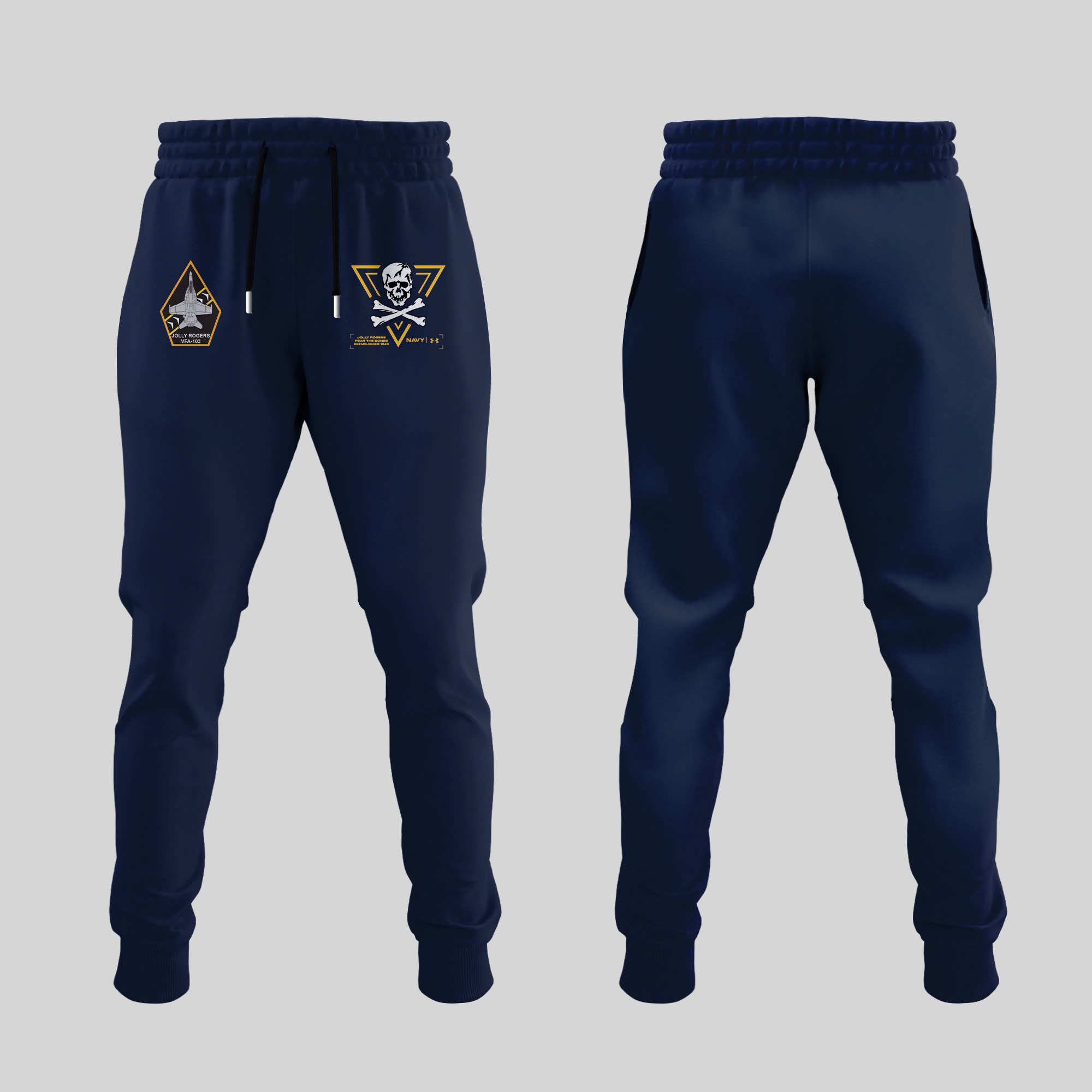 Navy Midshipmen football Jolly Rogers Hoodie v2 - Famjoys Navy Midshipmen football Jolly Rogers Hoodie v2 - Famjoys