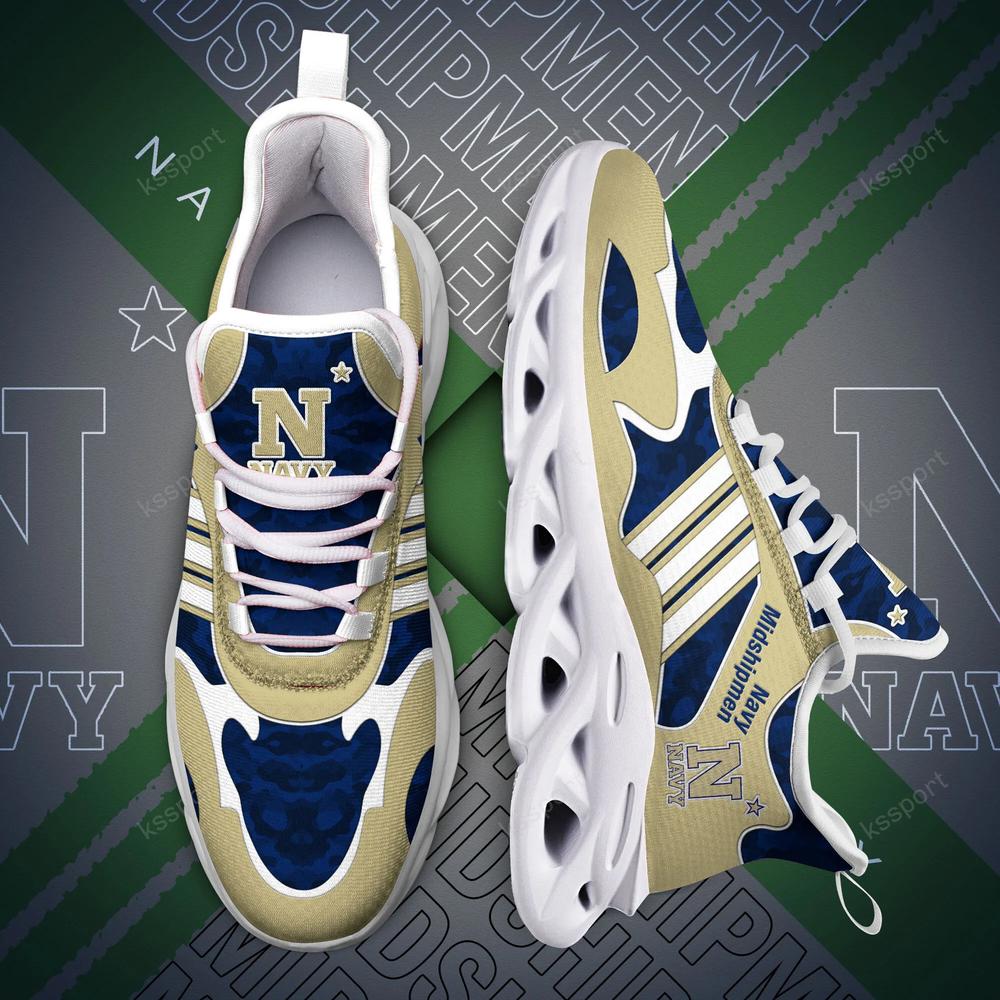 Navy Midshipmen Max Soul Clunky, Camo Running Sneakers For Fan Ever - Famjoys Navy Midshipmen Max Soul Clunky, Camo Running Sneakers For Fan Ever - Famjoys