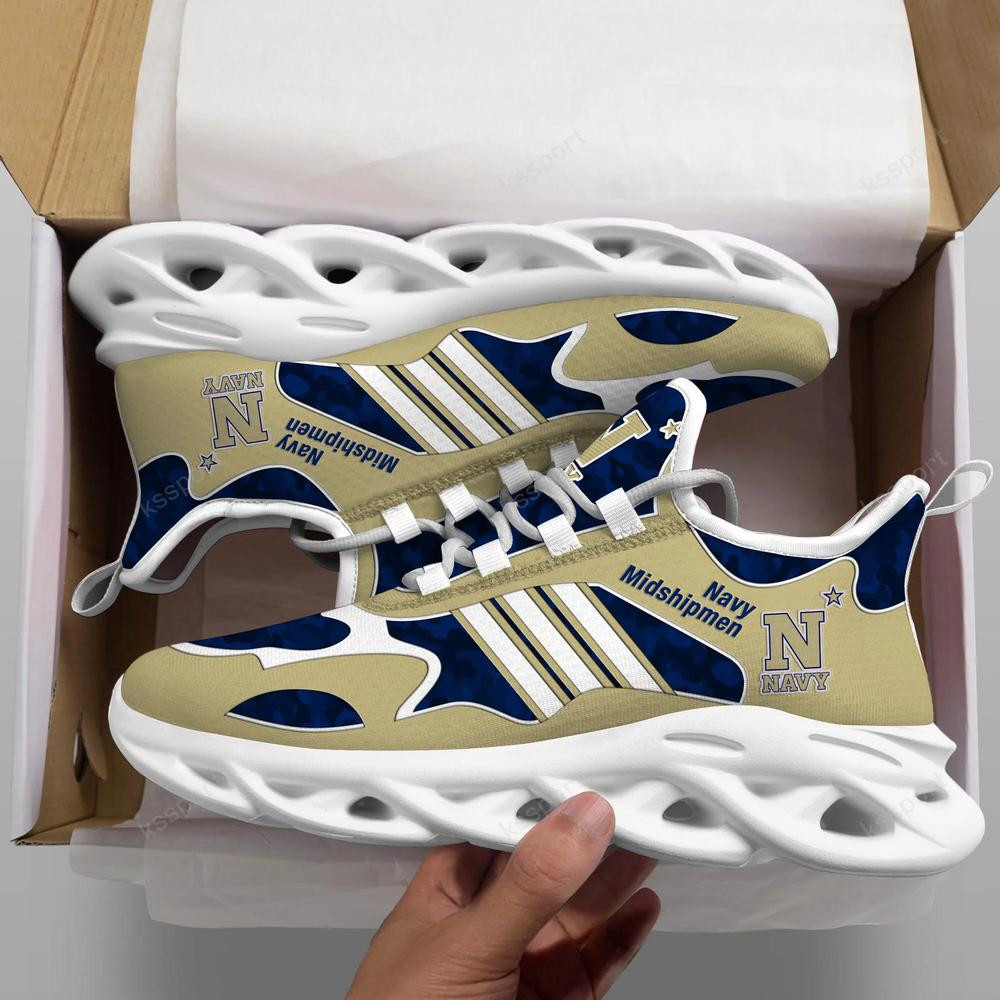 Navy Midshipmen Max Soul Clunky, Camo Running Sneakers For Fan Ever - Famjoys Navy Midshipmen Max Soul Clunky, Camo Running Sneakers For Fan Ever - Famjoys