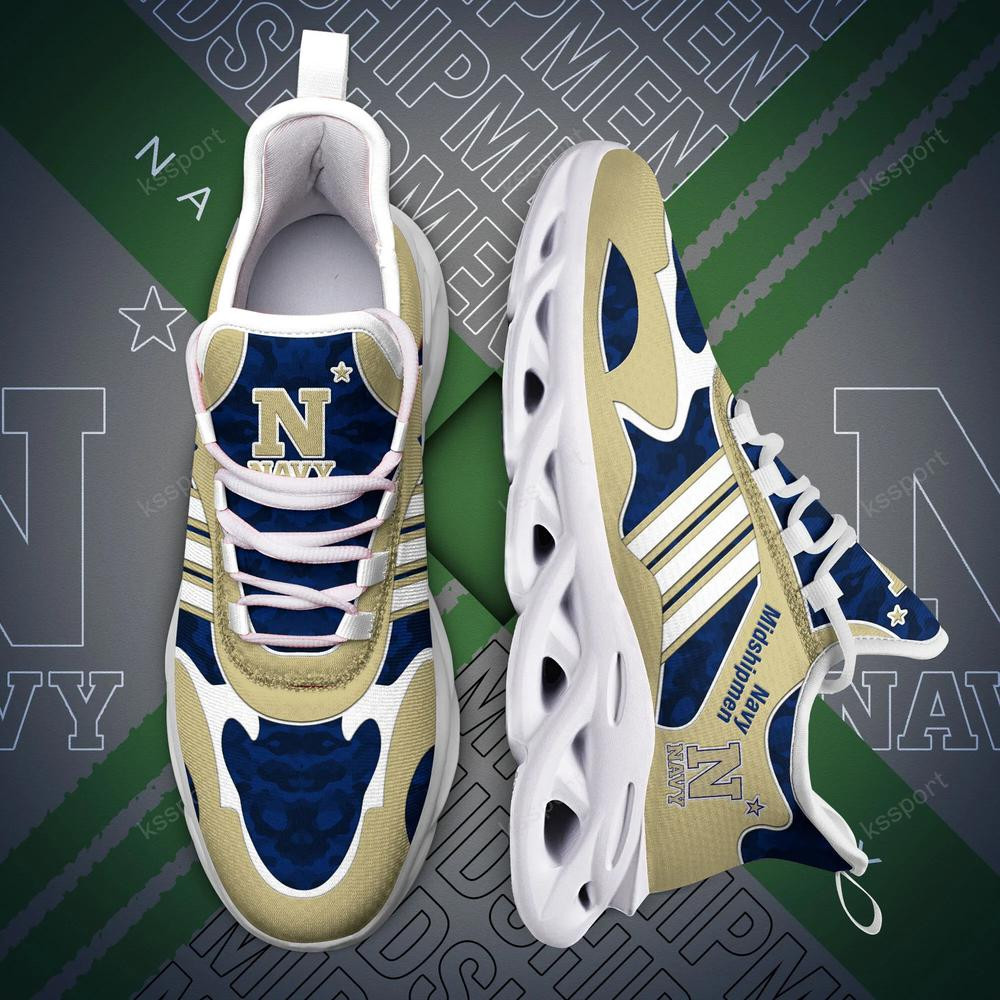 Navy Midshipmen Max Soul Clunky, Camo Running Sneakers For Fan Ever - Famjoys Navy Midshipmen Max Soul Clunky, Camo Running Sneakers For Fan Ever - Famjoys