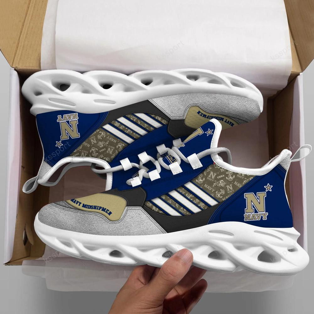 Navy Midshipmen Max Soul Clunky, Running Sneakers - Famjoys Navy Midshipmen Max Soul Clunky, Running Sneakers - Famjoys
