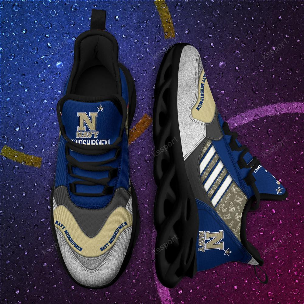 Navy Midshipmen Max Soul Clunky, Running Sneakers - Famjoys Navy Midshipmen Max Soul Clunky, Running Sneakers - Famjoys