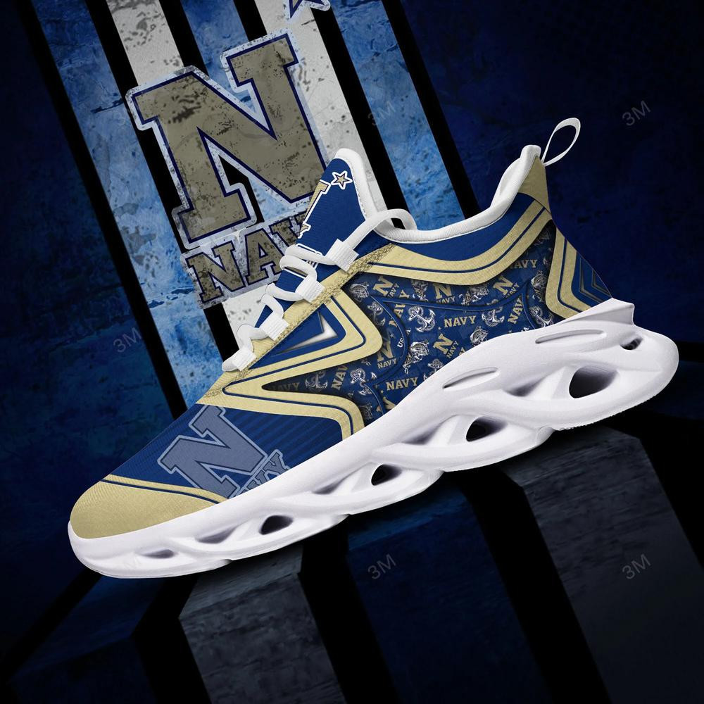 Navy Midshipmen Max Soul Clunky Shoes - Famjoys Navy Midshipmen Max Soul Clunky Shoes - Famjoys