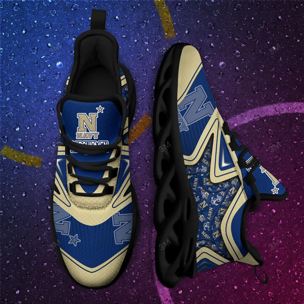 Navy Midshipmen Max Soul Clunky Shoes - Famjoys Navy Midshipmen Max Soul Clunky Shoes - Famjoys