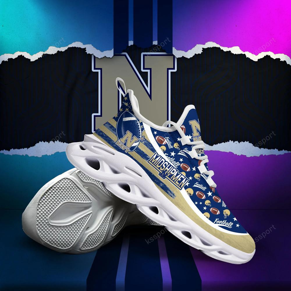 Navy Midshipmen Max Soul Clunky Sneakers - Famjoys Navy Midshipmen Max Soul Clunky Sneakers - Famjoys