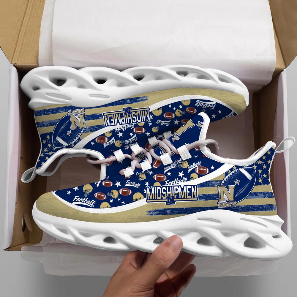 Navy Midshipmen Max Soul Clunky Sneakers - Famjoys Navy Midshipmen Max Soul Clunky Sneakers - Famjoys