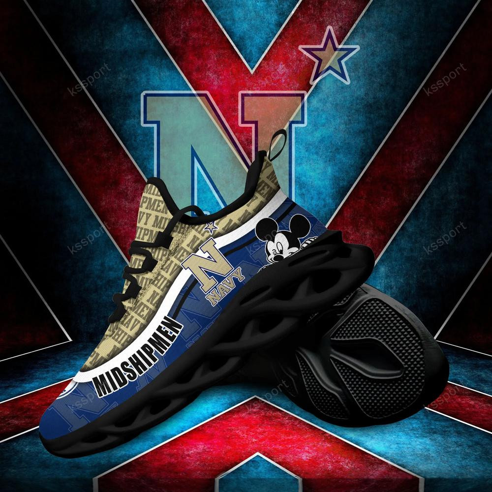 Navy Midshipmen Max Soul Clunky Sneakers - Famjoys Navy Midshipmen Max Soul Clunky Sneakers - Famjoys