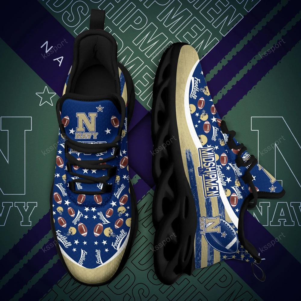 Navy Midshipmen Max Soul Clunky Sneakers - Famjoys Navy Midshipmen Max Soul Clunky Sneakers - Famjoys