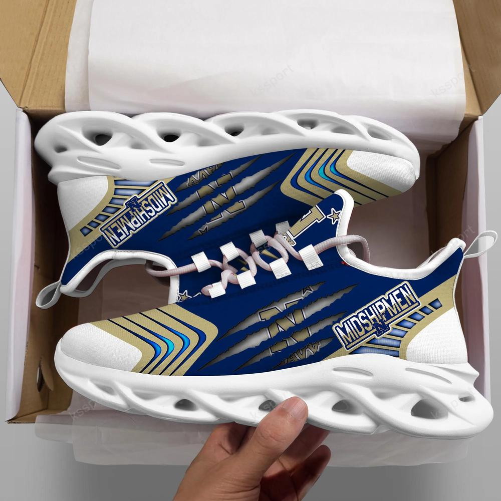 Navy Midshipmen Max Soul Sneakers Chunky - Famjoys Navy Midshipmen Max Soul Sneakers Chunky - Famjoys