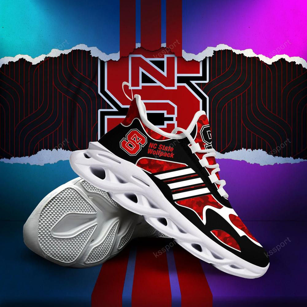 Nc State Wolfpack Max Soul Clunky, Camo Running Sneakers For Fan Ever - Famjoys Nc State Wolfpack Max Soul Clunky, Camo Running Sneakers For Fan Ever - Famjoys