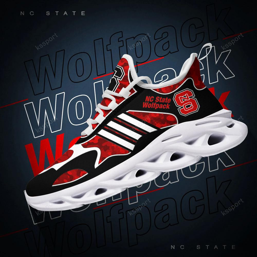 Nc State Wolfpack Max Soul Clunky, Camo Running Sneakers For Fan Ever - Famjoys Nc State Wolfpack Max Soul Clunky, Camo Running Sneakers For Fan Ever - Famjoys