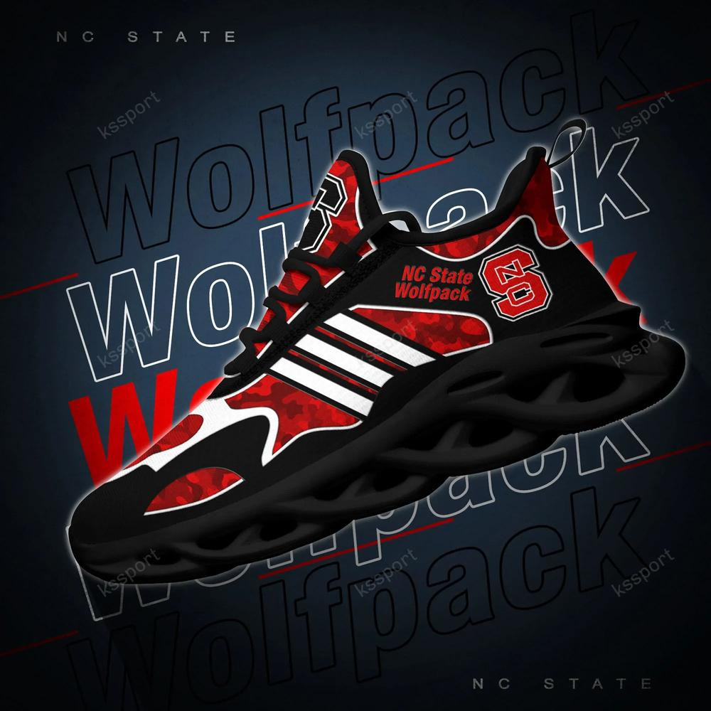 Nc State Wolfpack Max Soul Clunky, Camo Running Sneakers For Fan Ever - Famjoys Nc State Wolfpack Max Soul Clunky, Camo Running Sneakers For Fan Ever - Famjoys