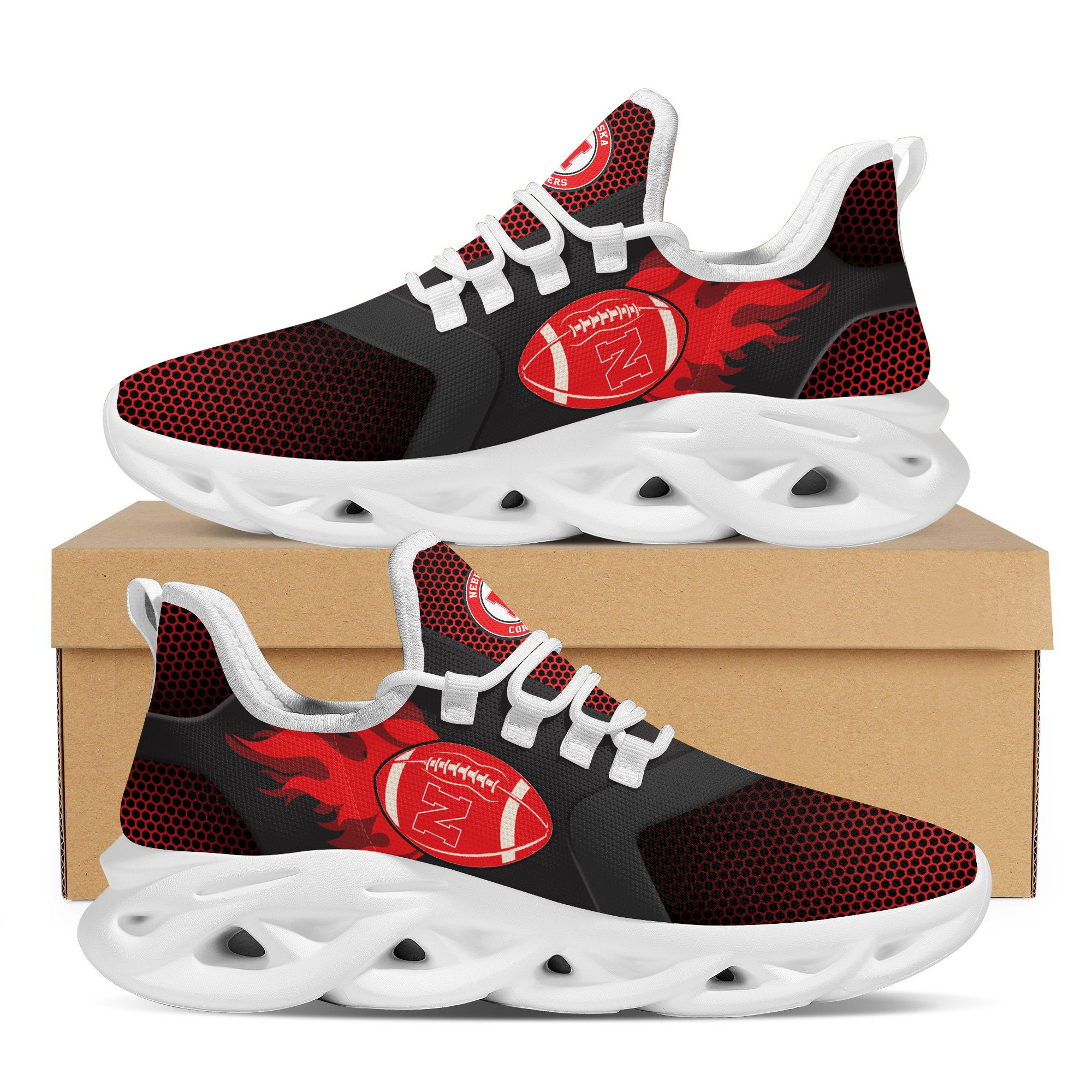 Nebraska Cornhuskers Fire Ball Max Soul - Famjoys Nebraska Cornhuskers Fire Ball Max Soul - Famjoys