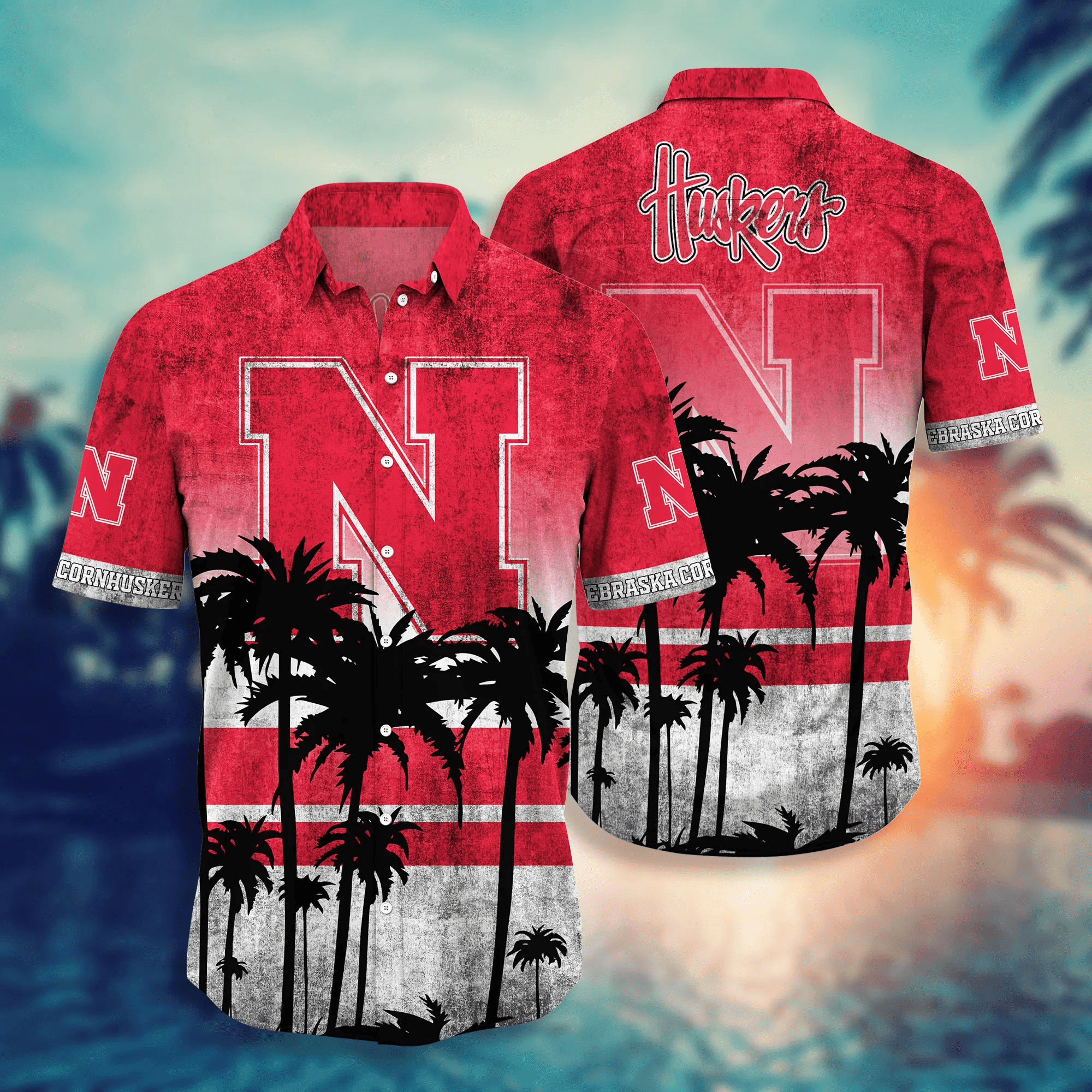 Nebraska Cornhuskers Hawaii Apparel - Famjoys Nebraska Cornhuskers Hawaii Apparel - Famjoys