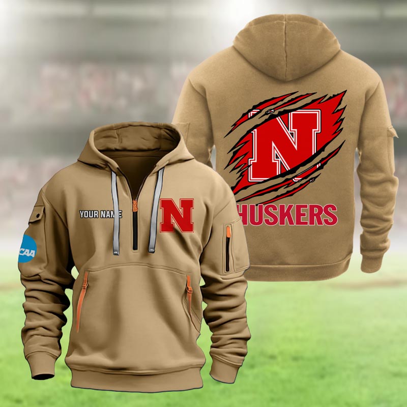 Nebraska Cornhuskers Heavy Hoodie - Famjoys Nebraska Cornhuskers Heavy Hoodie - Famjoys